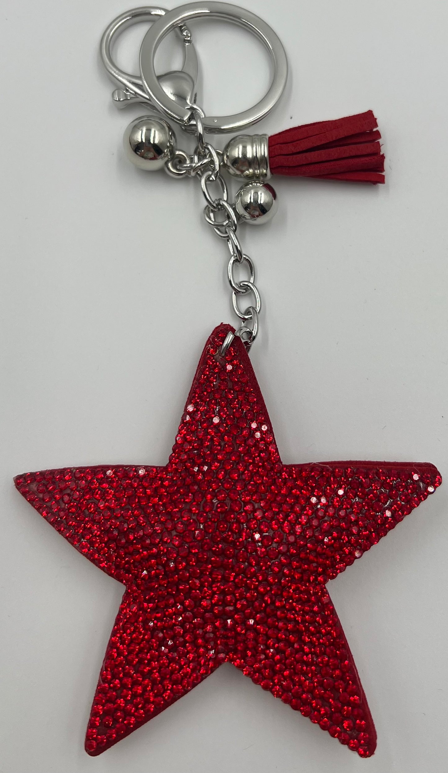 Sparkle Star Red Bag Charm
