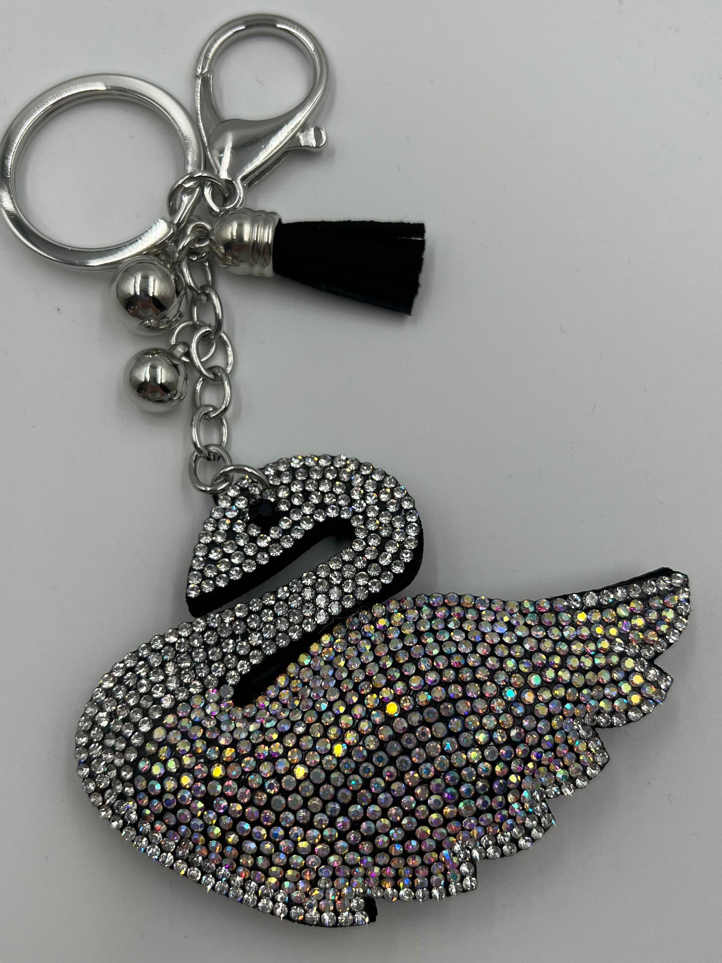 Sparkle Swan bag Charm