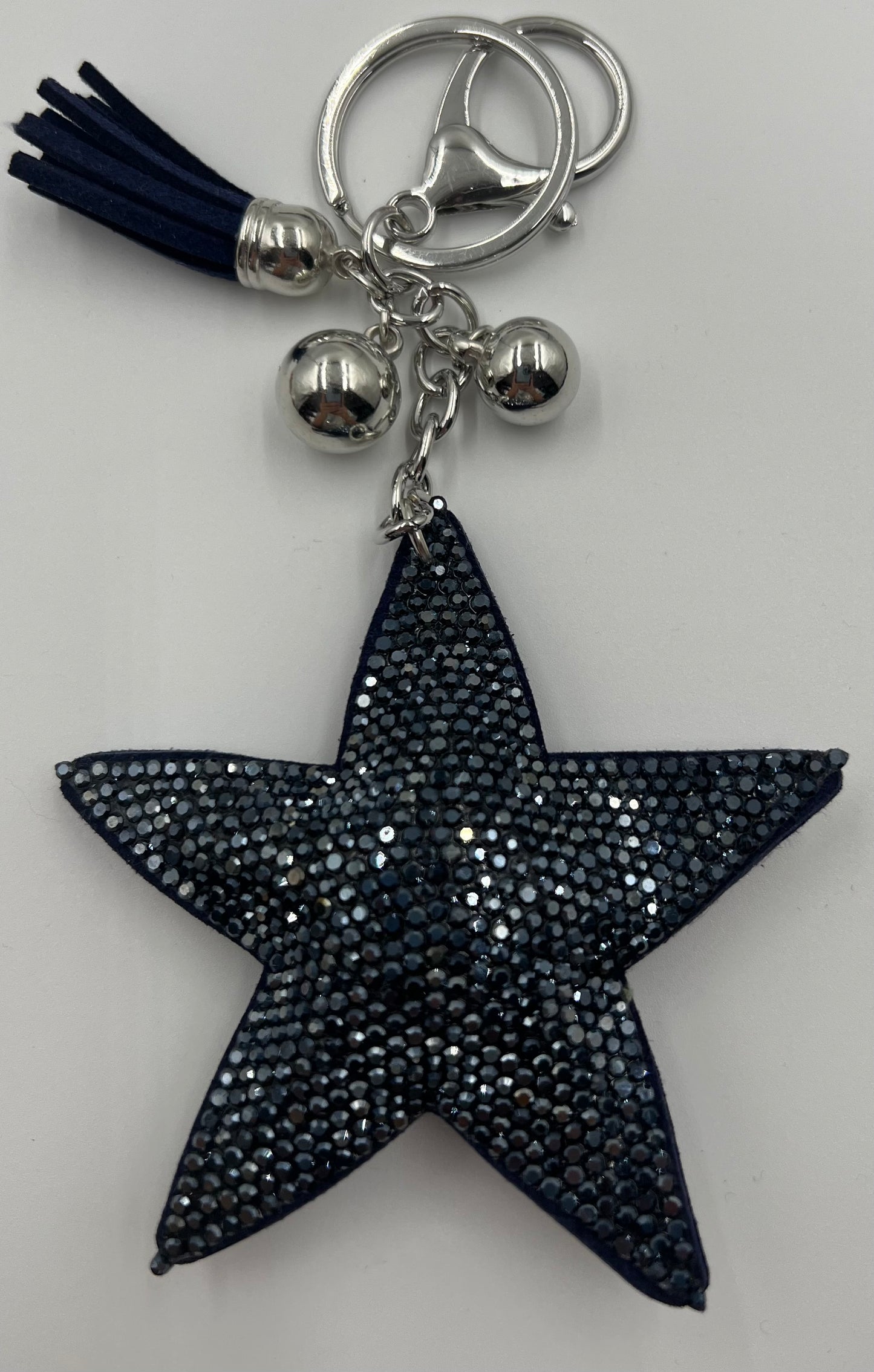 Sparkle Star Navy Bag Charm