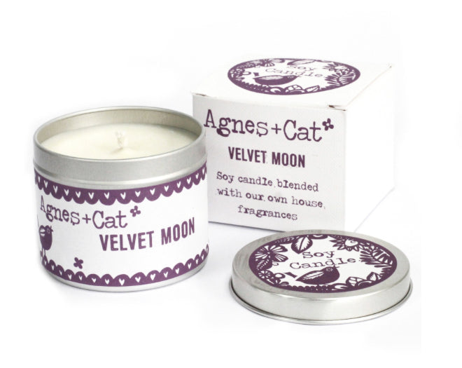 Velvet Moon Soy Wax Tin Candle