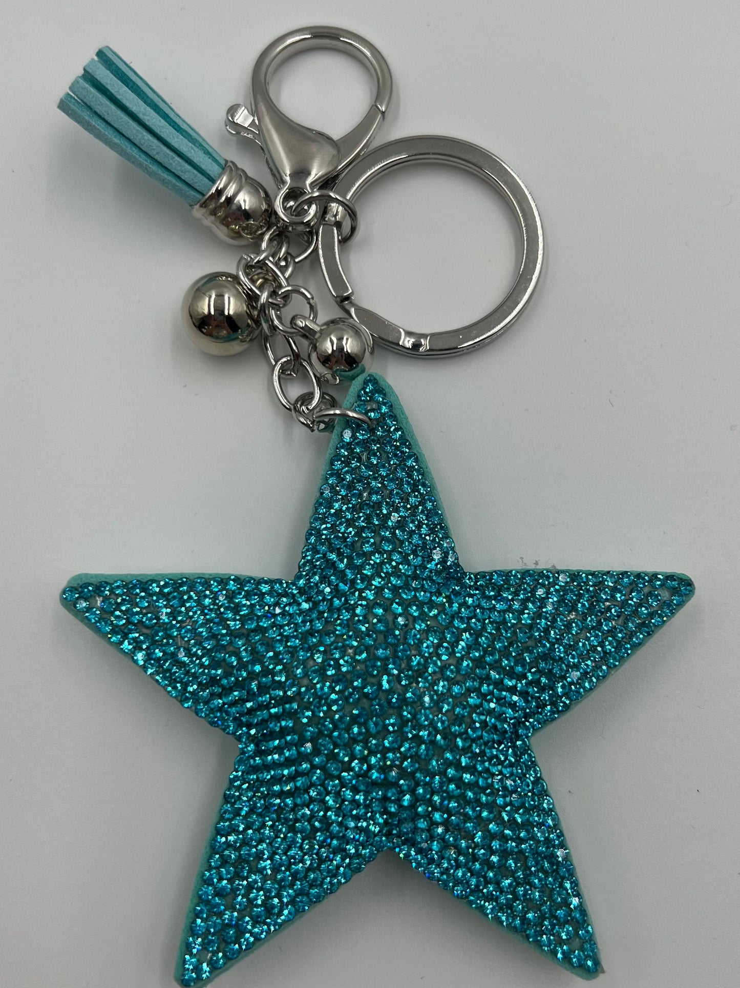 Sparkle Star Turquoise Bag Charm