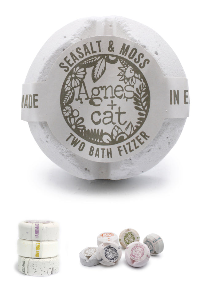 Sea Salt & Moss bath fizzer