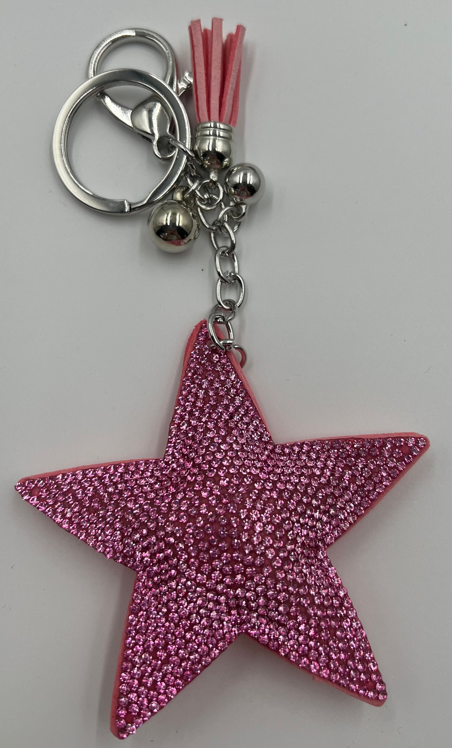 Sparkle Star Baby Pink Bag Charm