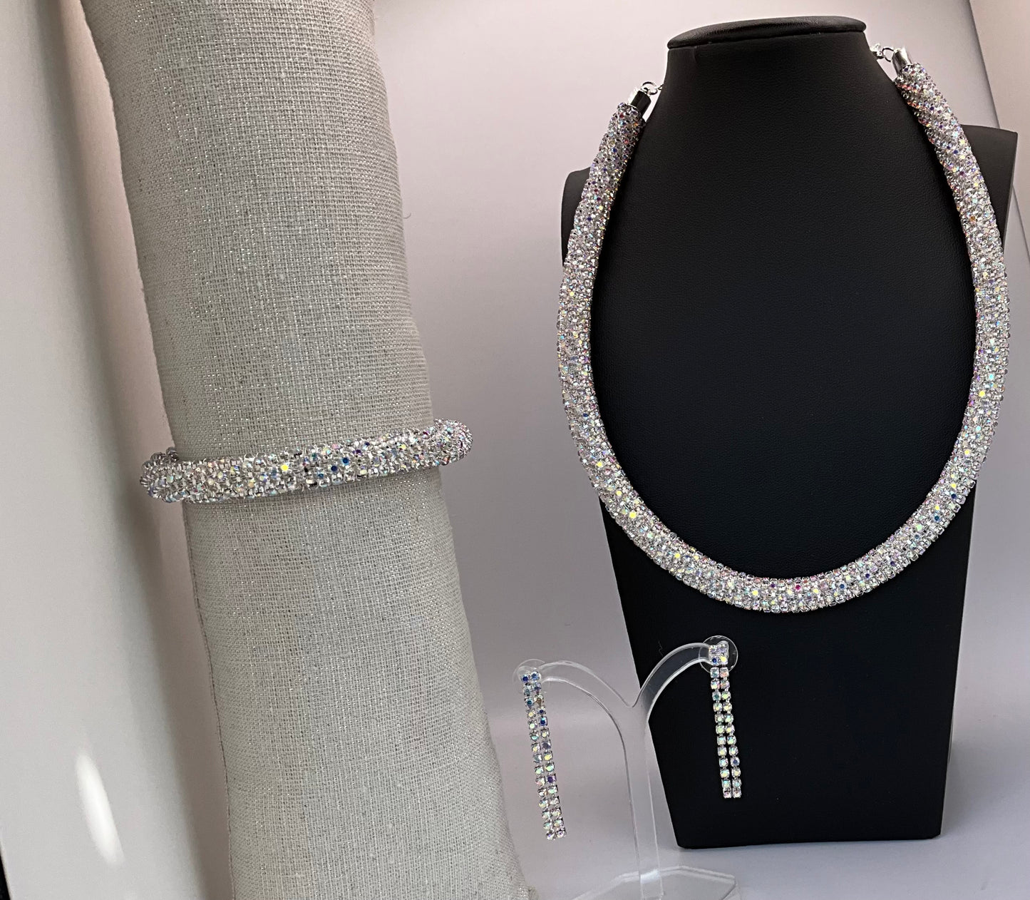 Twist Diamanté Jewellery