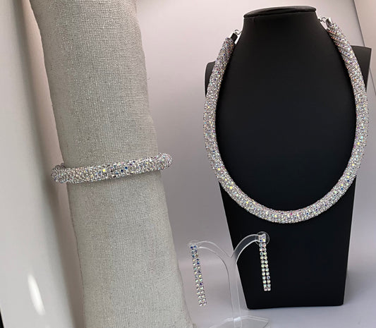 Twist Diamanté Jewellery