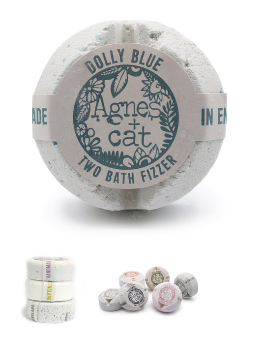 Dolly blue double bath fizzer