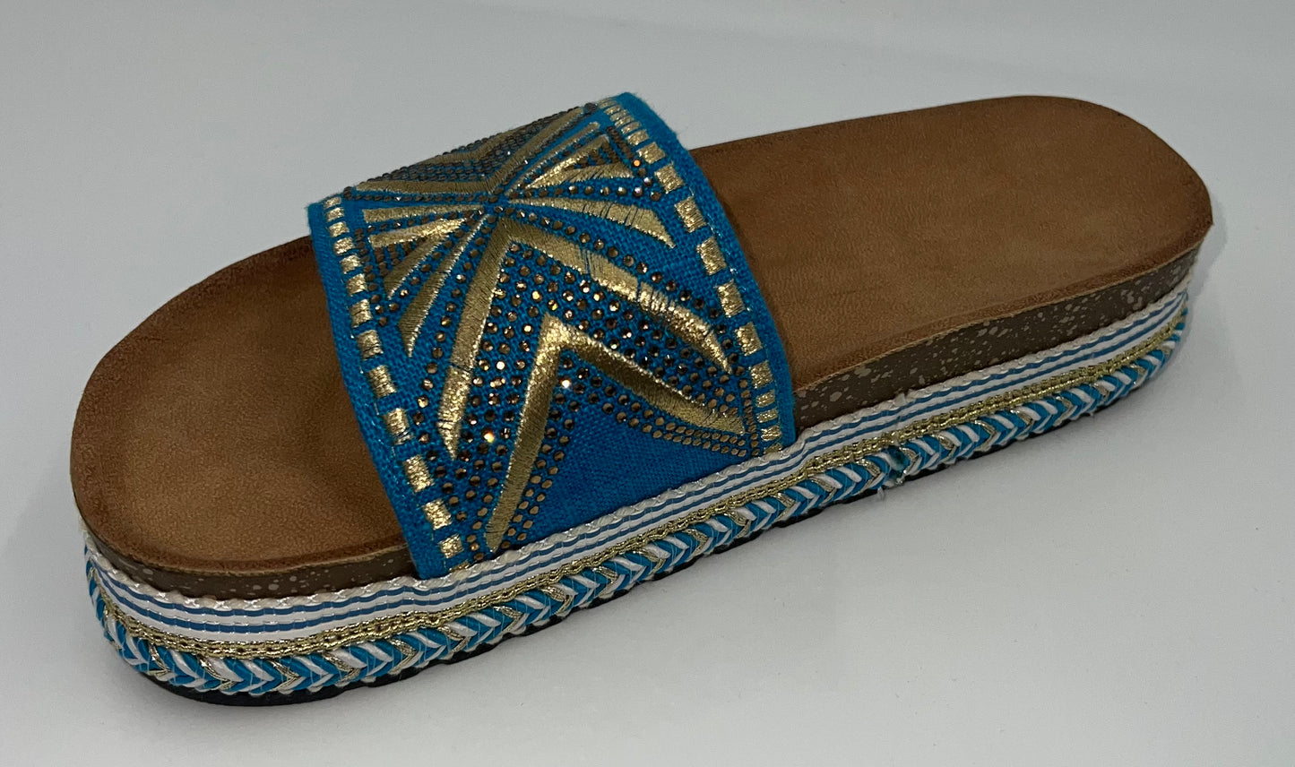 Blue boho x sliders
