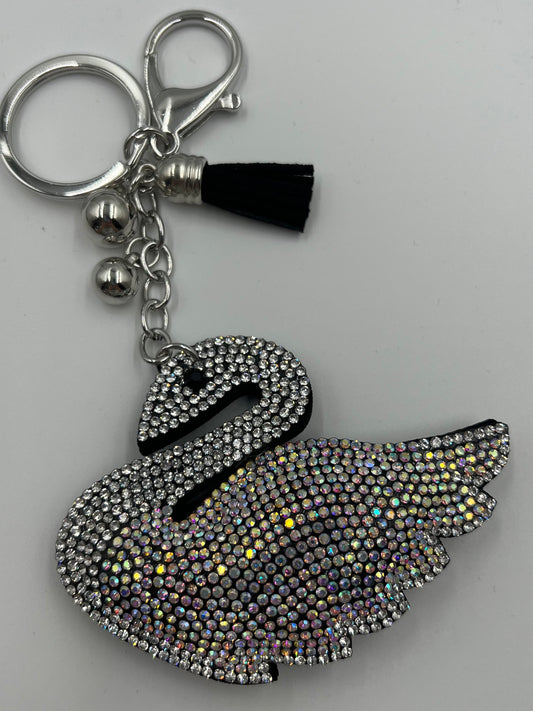 Sparkle Swan bag Charm