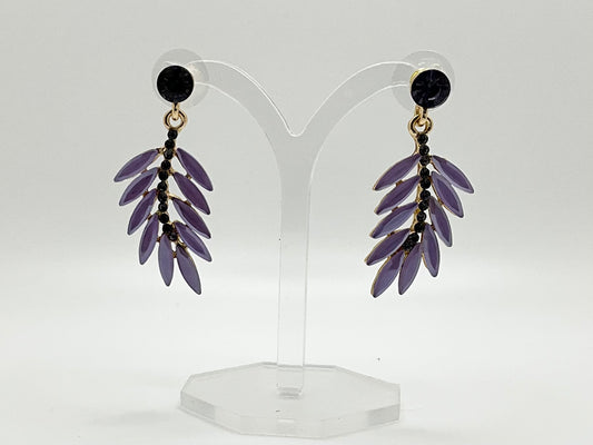 Valerie Lilac Droplet Earrings