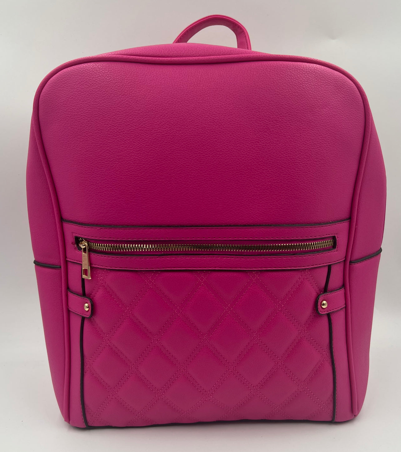 Large Quilted Rucksack with laptop pouch inside