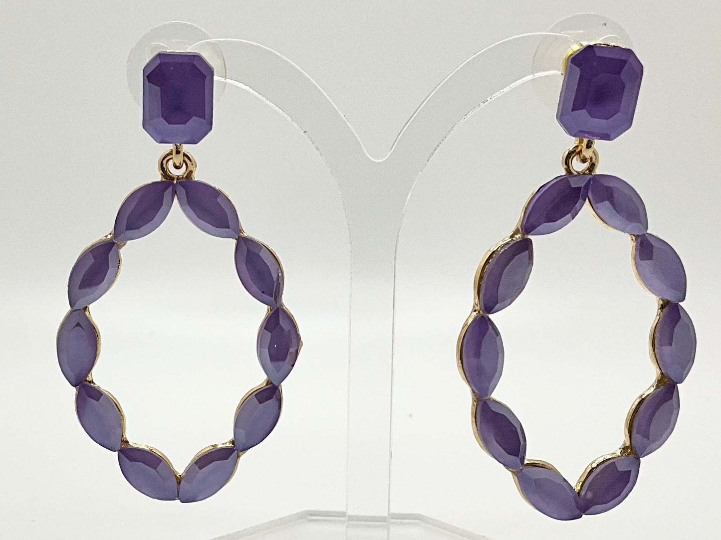 Bailey Lilac Droplet Earrings