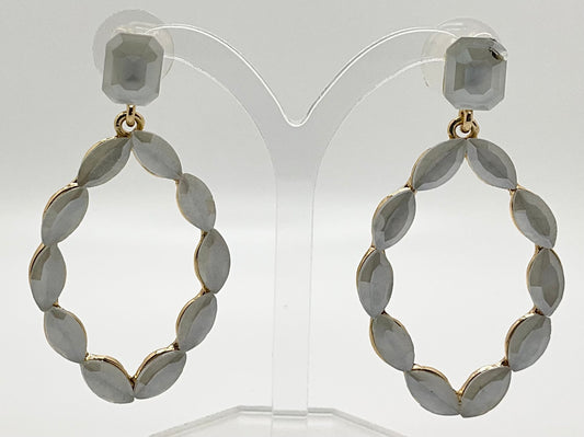 Bailey white  Droplet Earrings