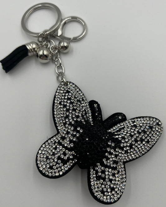 Sparkle Butterfly Bag Charm