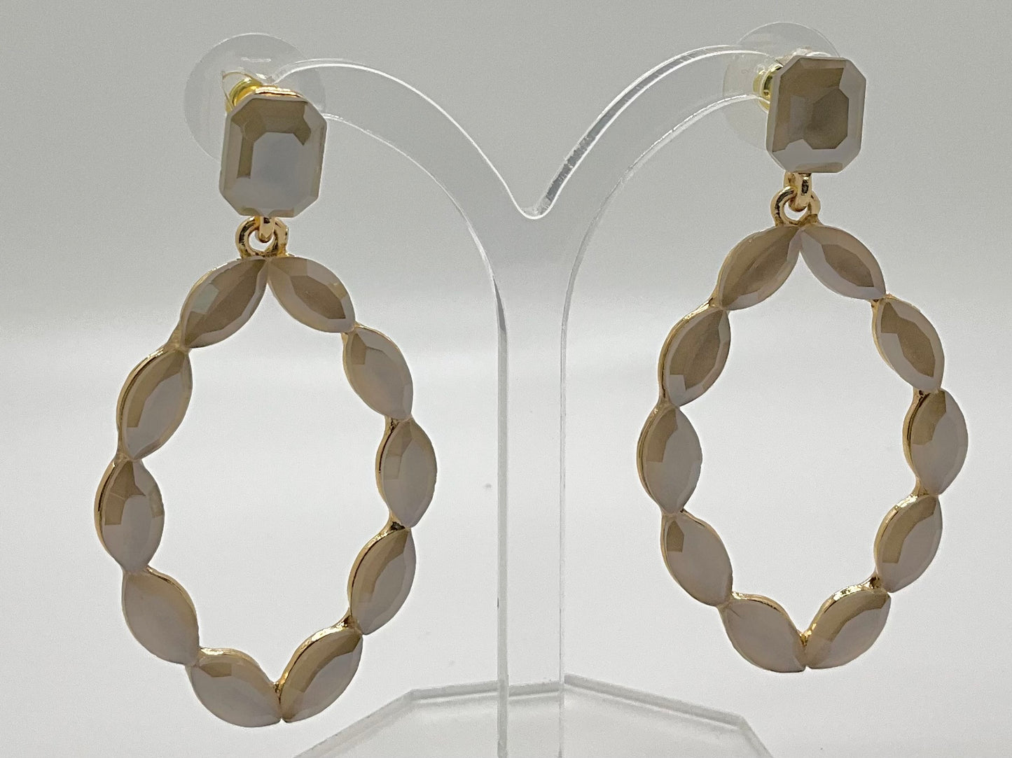 Bailey Mocha Droplet Earrings