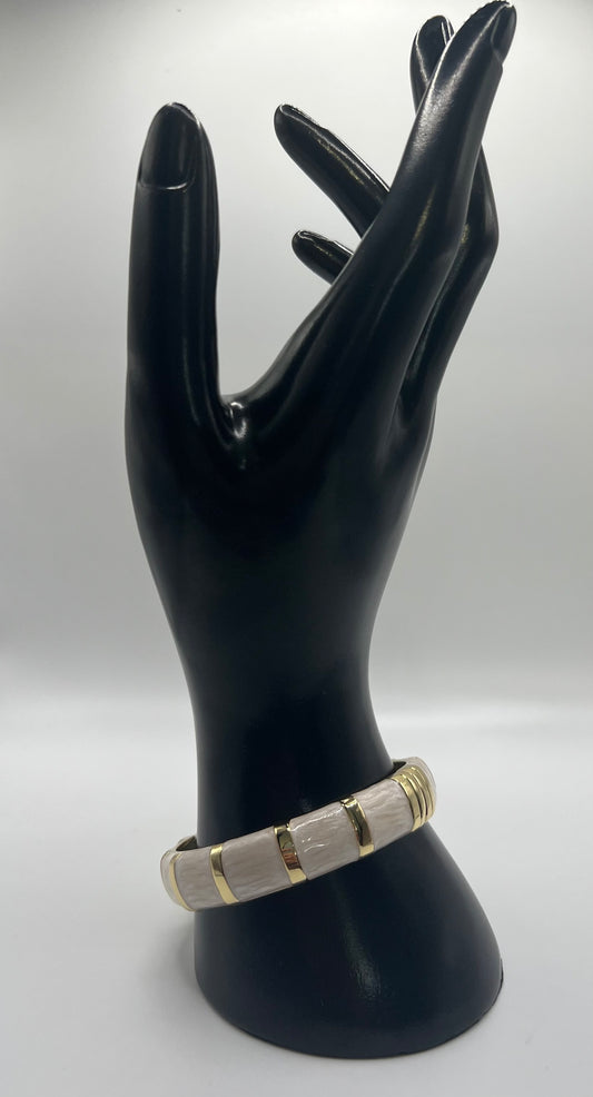 Missy bracelet thick - pearl