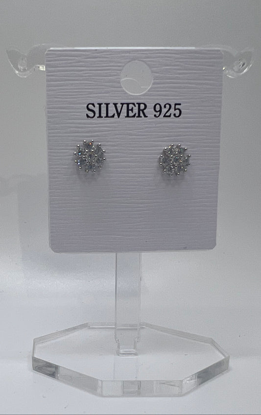 Flower Stud Sterling Silver