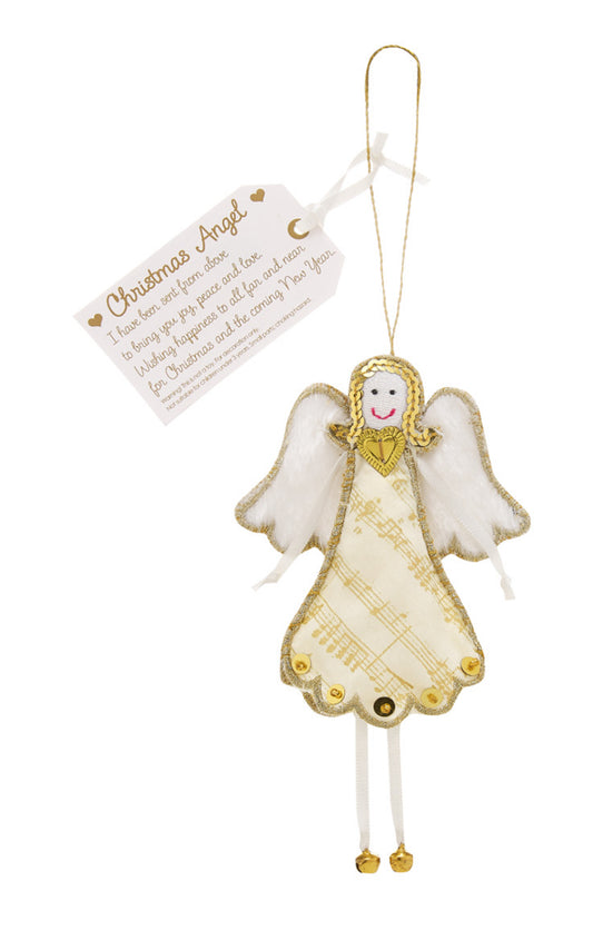 Christmas Angel Music Print