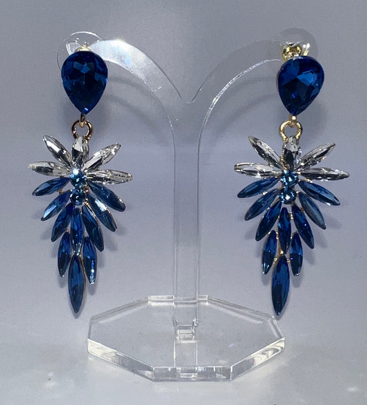Sophie Blue Droplet Earrings