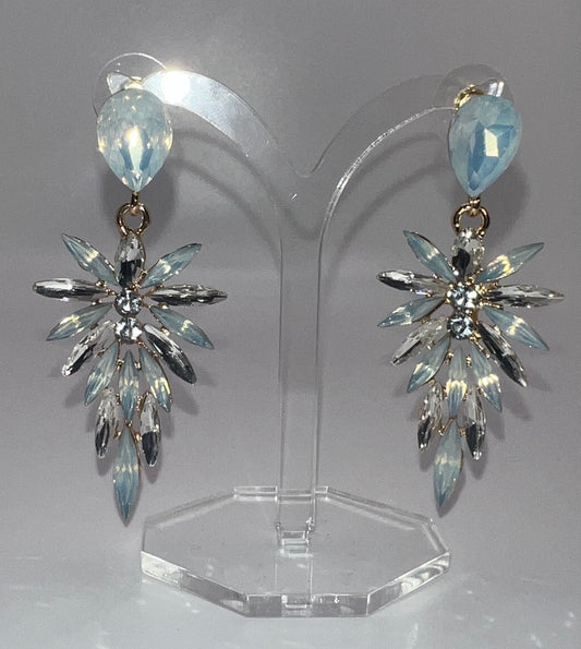 Sophie Clear Droplet Earrings