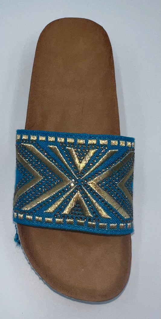Blue boho x sliders