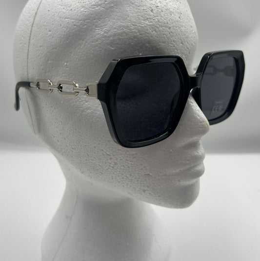 Kate Sunglasses Black & Silver