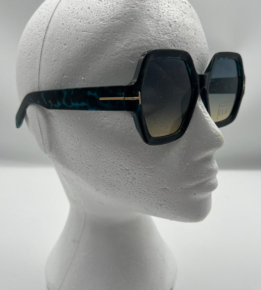Bella Turquoise Tortoise Shell Sunglasses