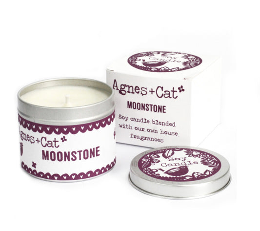 Moonstone Soy Wax Tin Candle