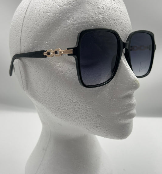 Trudie Black & Gold Sunglasses