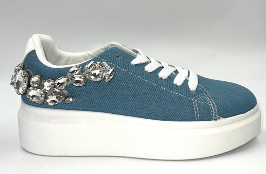 Denim trainers