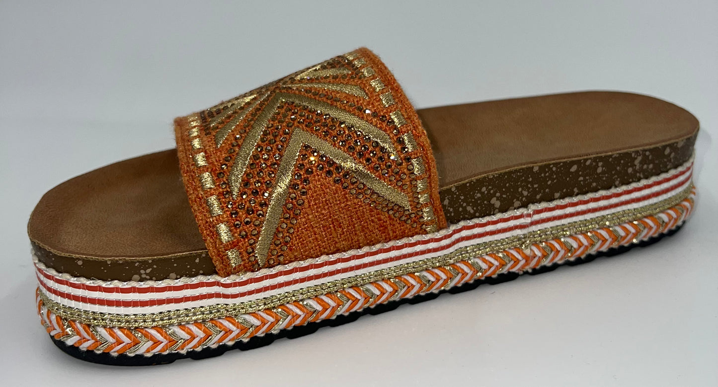 Orange boho x sliders