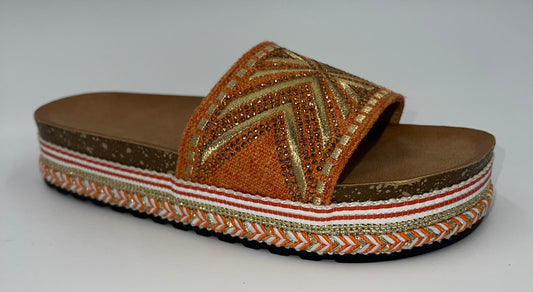 Orange boho x sliders